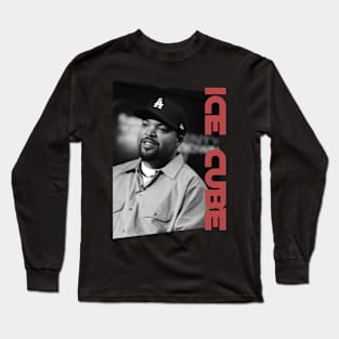 ice cube oldschool - monochrome style Long Sleeve T-Shirt